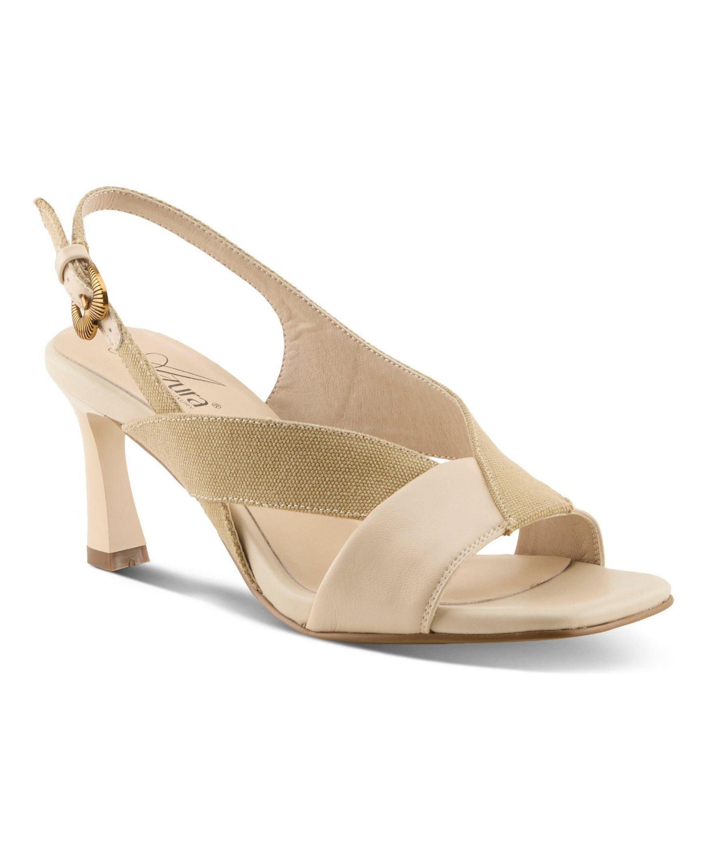 Женские сандалии Azura Aboveall Strappy with Cushioned Insole, цвет: Бежевый разноцветный — фото 1