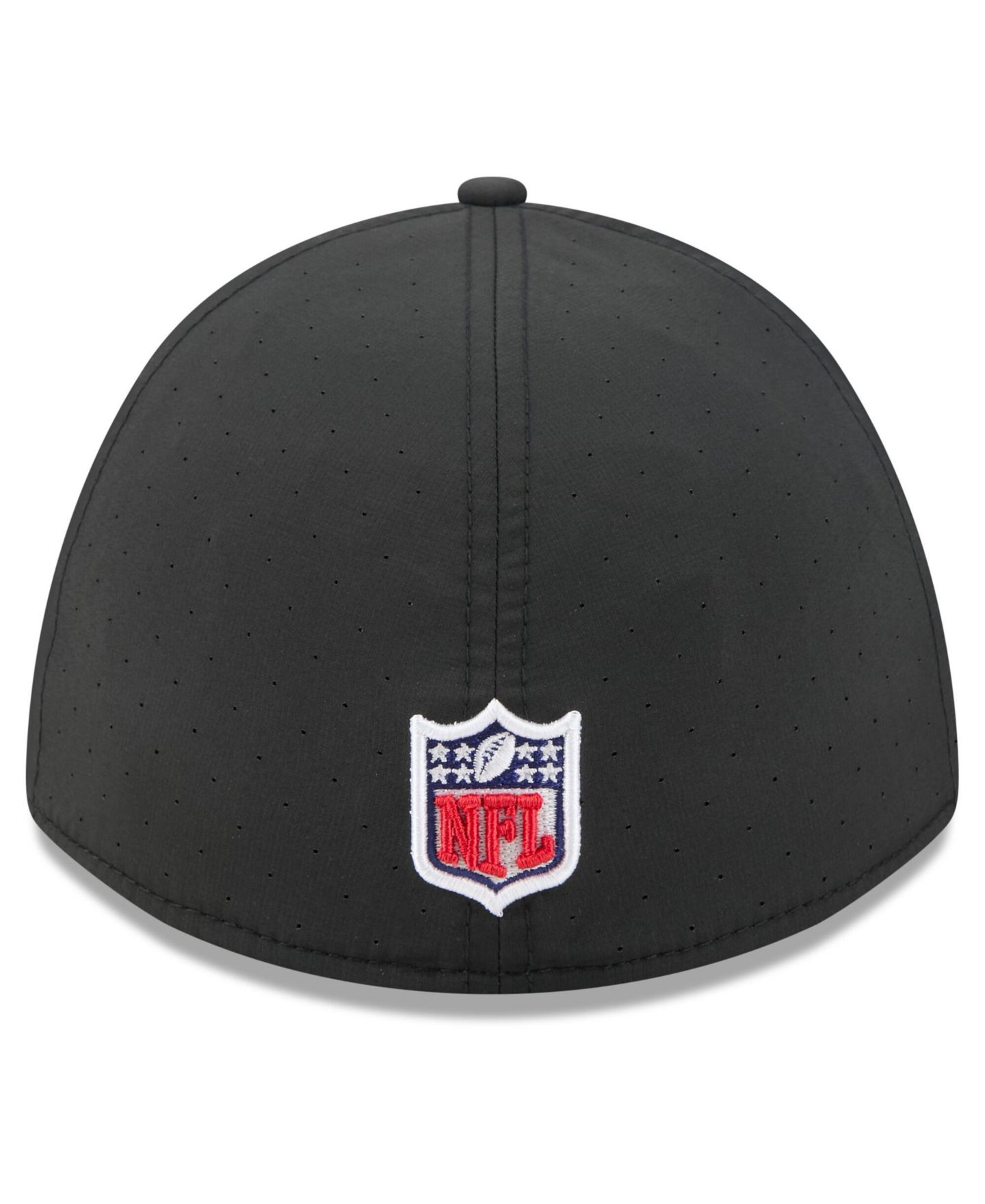 Мужской головной убор New Era Black Shield Merchandise 2026 NFL Cruical Catch 39THIRTY M-Crown Stretch Hat — фото 3