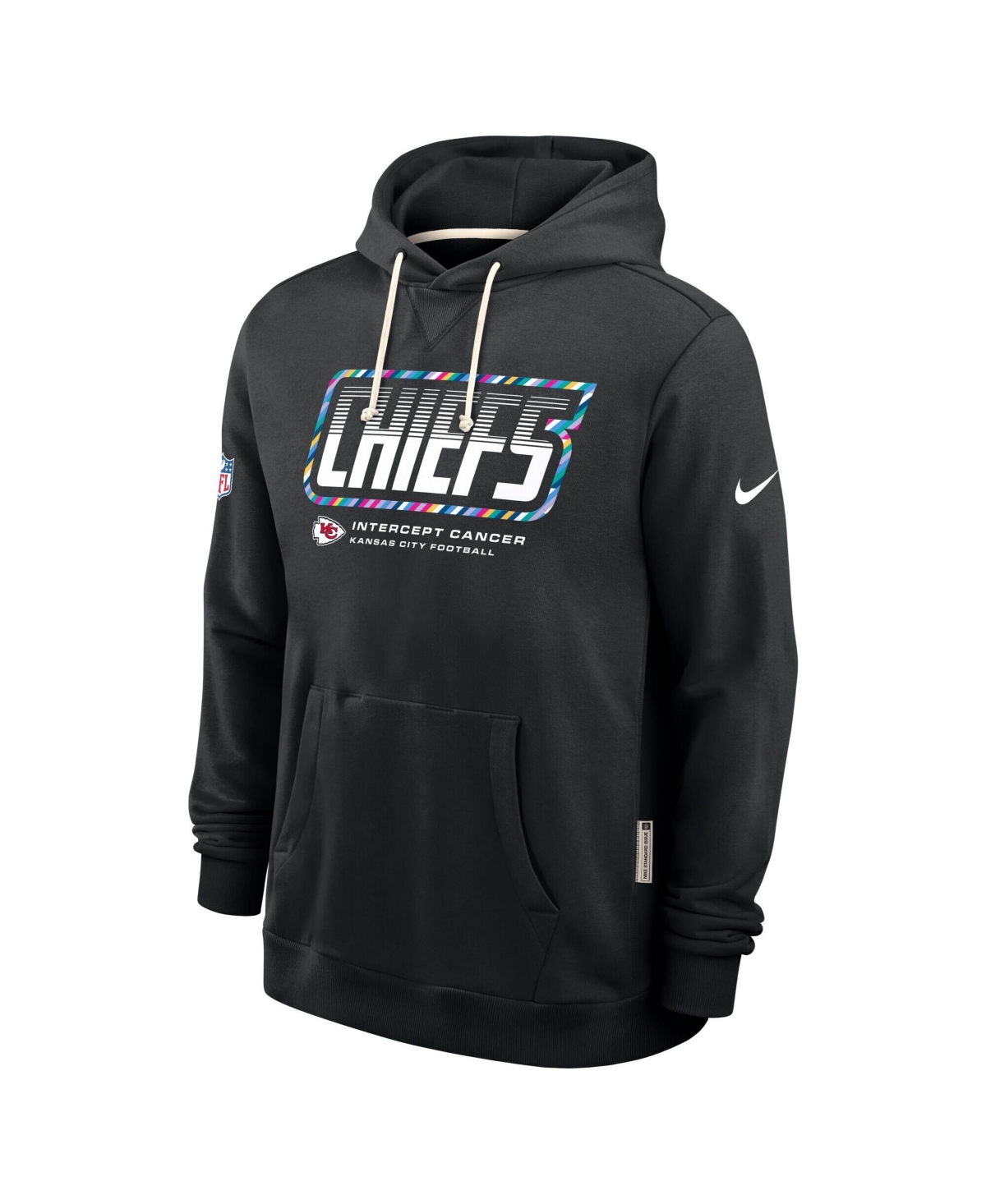 Nike Men's Black Kansas City Chiefs 2026 Nfl Cruical Catch Sideline Dri-Fit Pullover Hoodie