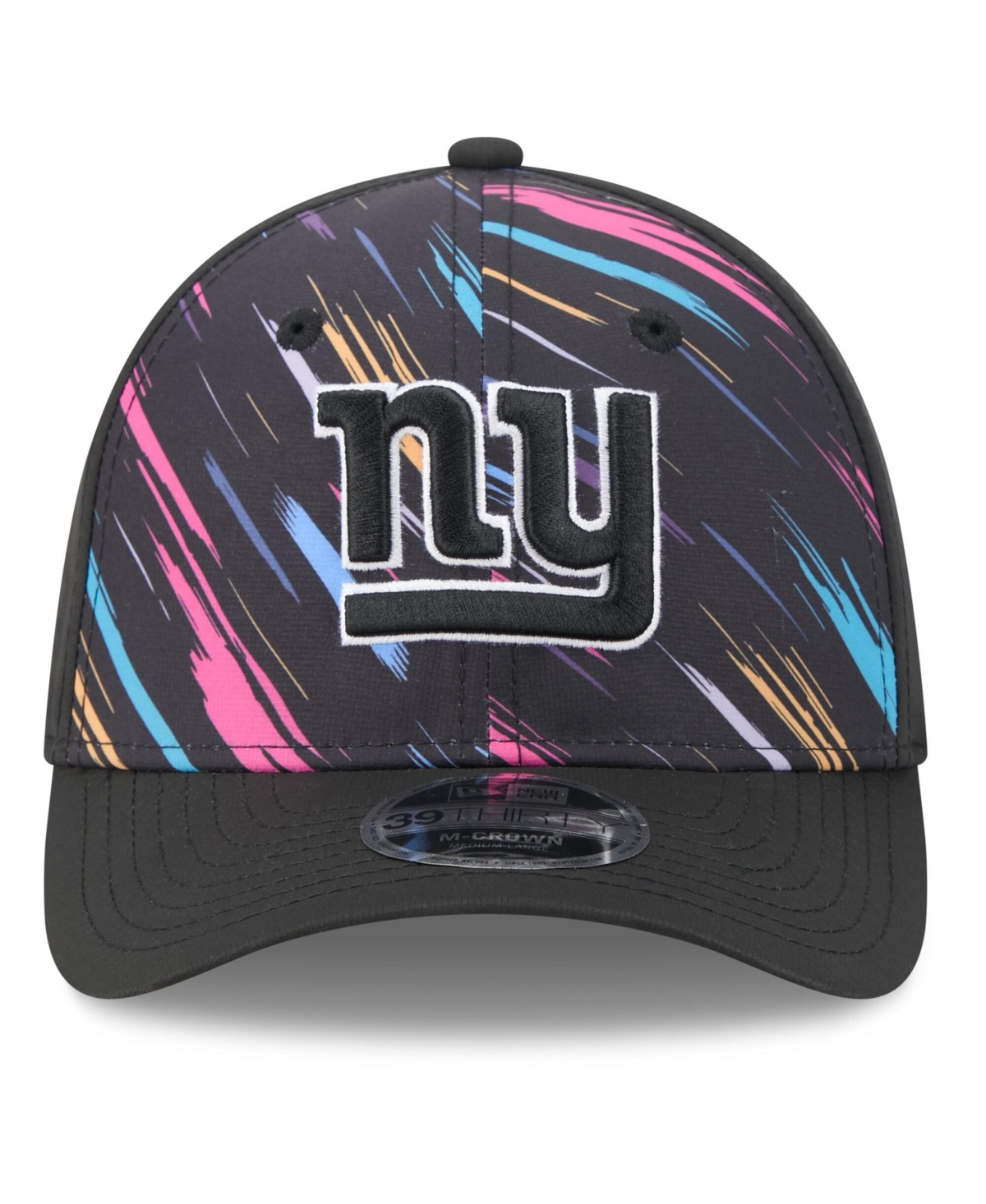New Era Men's Black York Giants 2026 Nfl Cruical Catch 39THIRTY M-Crown Stretch Hat