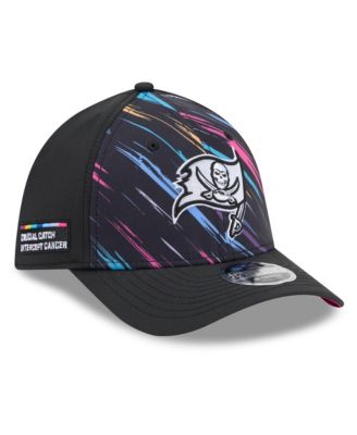 Men's Black Tampa Bay Buccaneers 2026 NFL Cruical Catch 39THIRTY M-Crown Stretch Hat