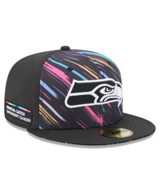Men's Black Seattle Seahawks 2026 NFL Cruical Catch 59FIFTY Fitted Hat