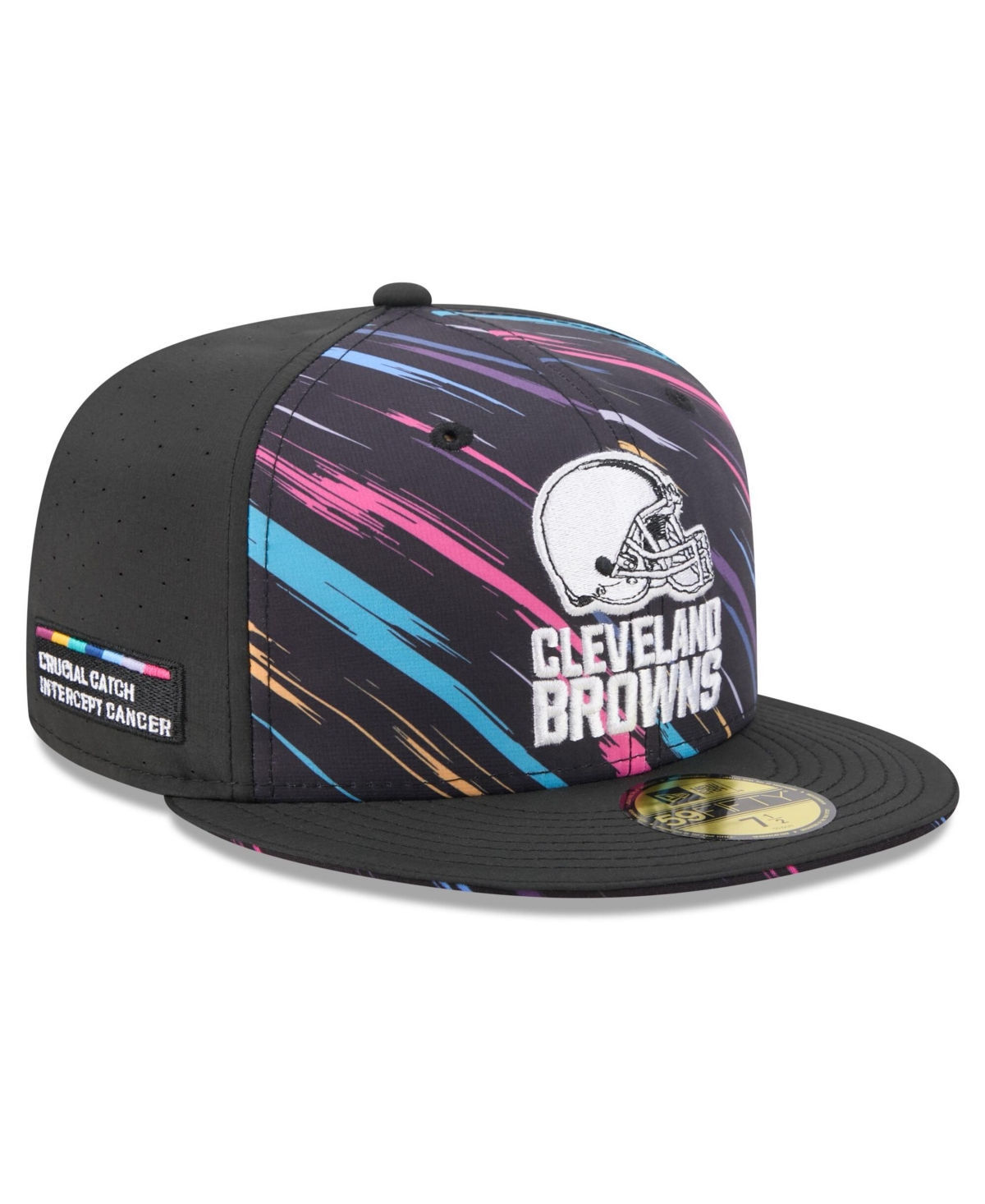 New Era Men's Black Cleveland Browns 2026 Nfl Cruical Catch 59FIFTY Fitted Hat