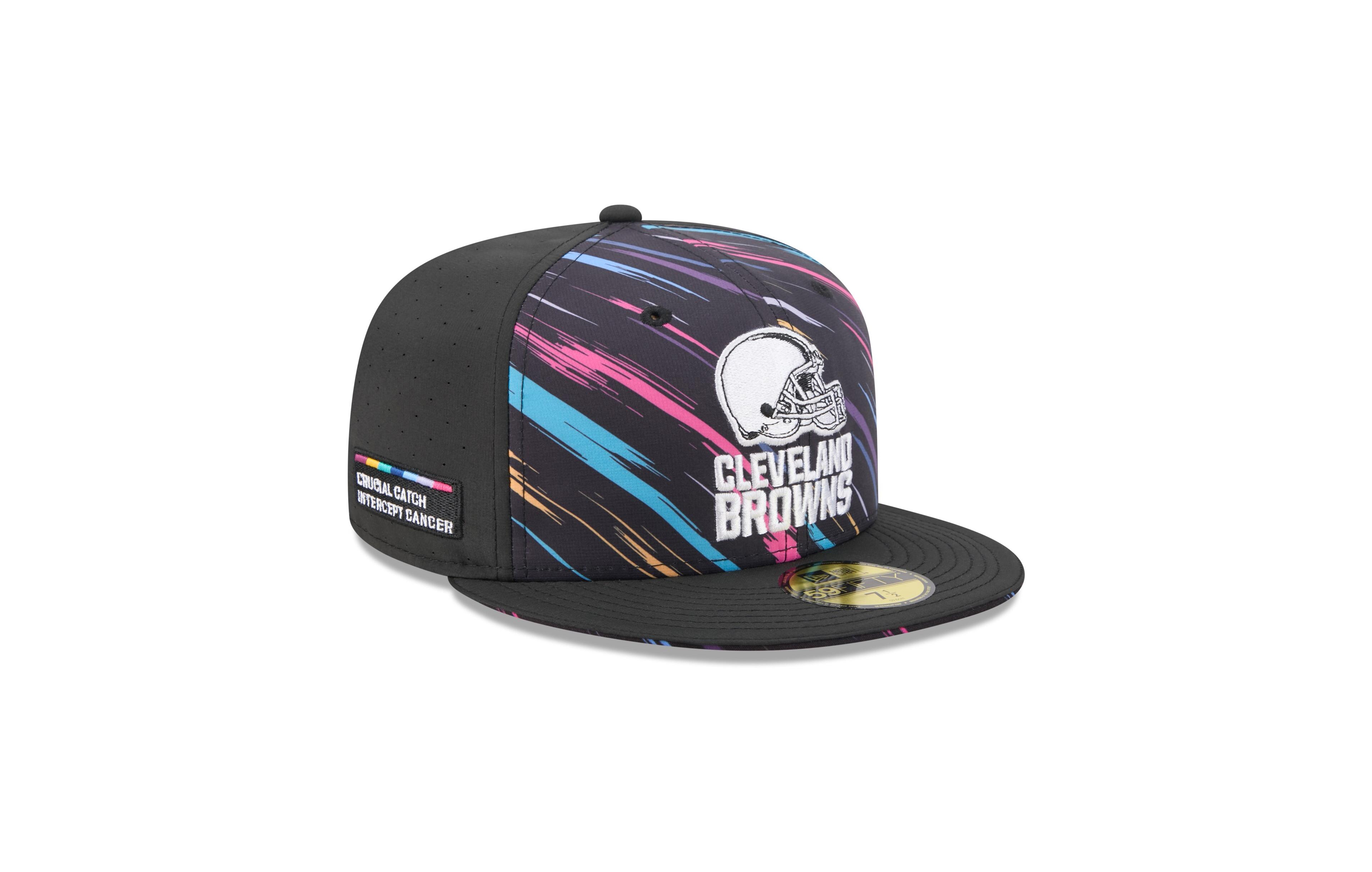 New Era Men's Black Cleveland Browns 2026 Nfl Cruical Catch 59FIFTY Fitted Hat