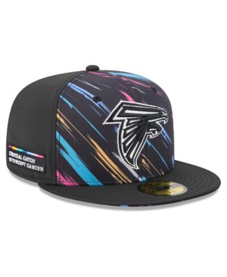 Men's Black Atlanta Falcons 2026 NFL Cruical Catch 59FIFTY Fitted Hat