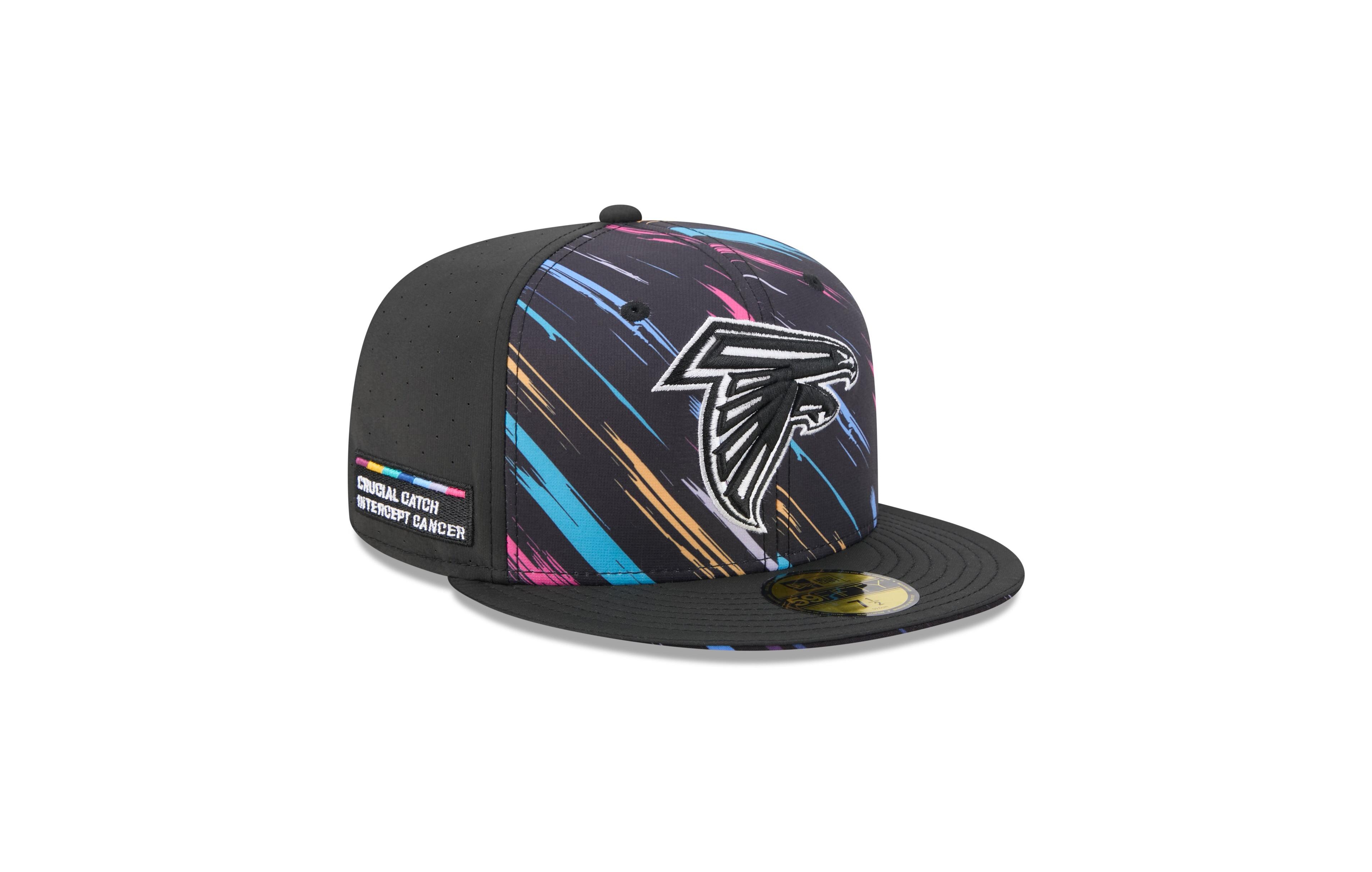 New Era Men's Black Atlanta Falcons 2026 Nfl Cruical Catch 59FIFTY Fitted Hat