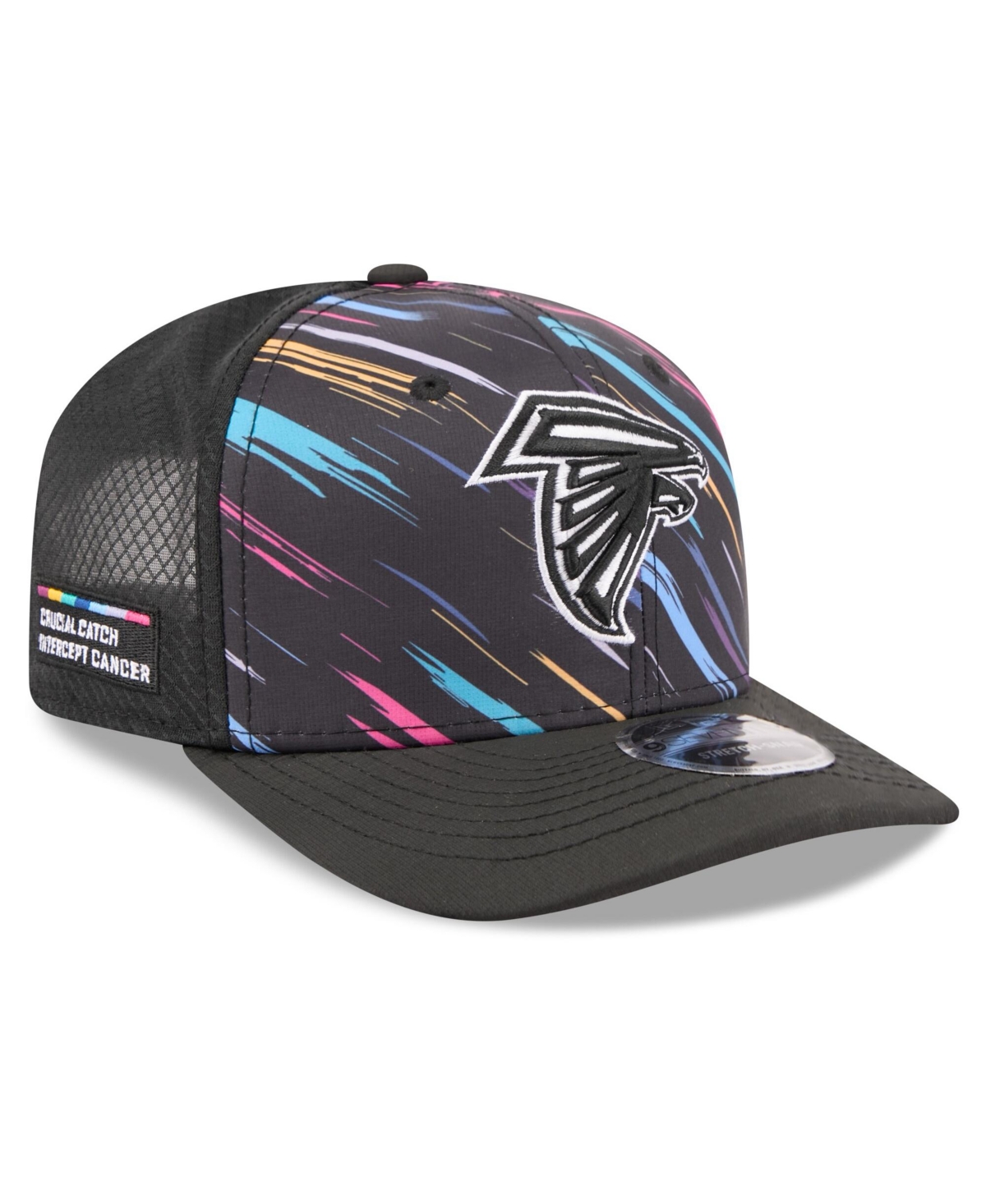 New Era Men's Black Atlanta Falcons 2026 Nfl Cruical Catch 9SEVENTY Adjustable Trucker Hat - Black