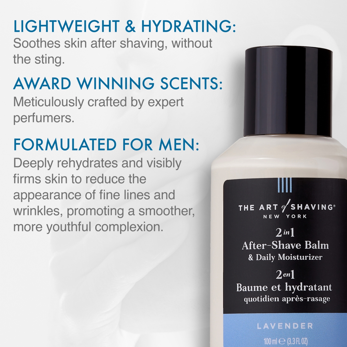 The Art of Shaving After Shave Balm, Lavender, 3.3 Fl Oz
