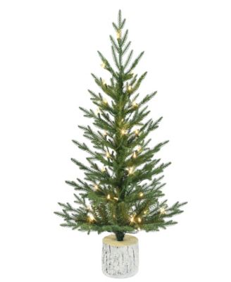 3' Pre-Lit Potted Arctic Fir Christmas Tree