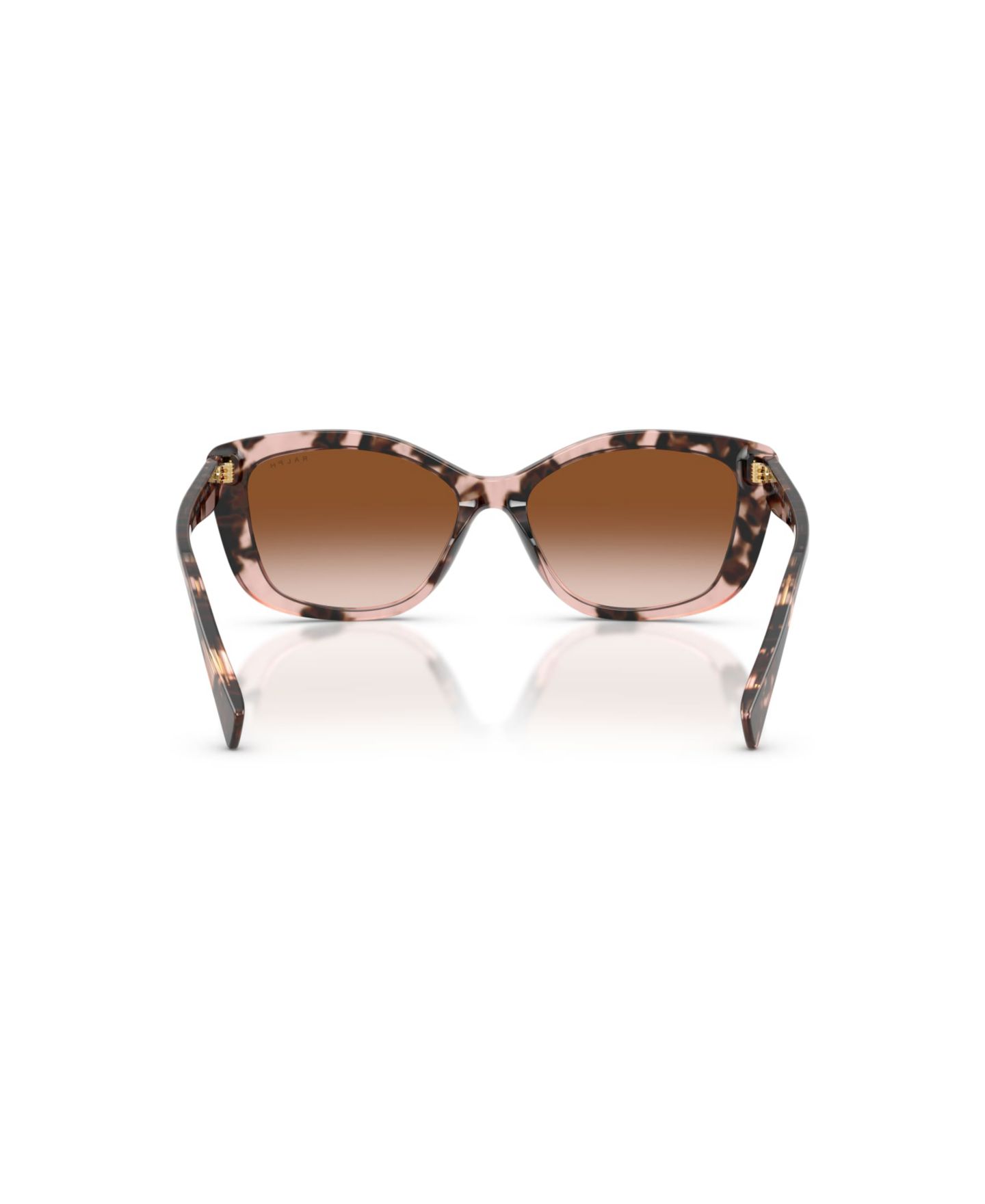 Женские солнцезащитные очки Ralph by Ralph Lauren Cat Eye Gradient Sunglasses RA5358U, цвет: Розовый гавана — фото 3