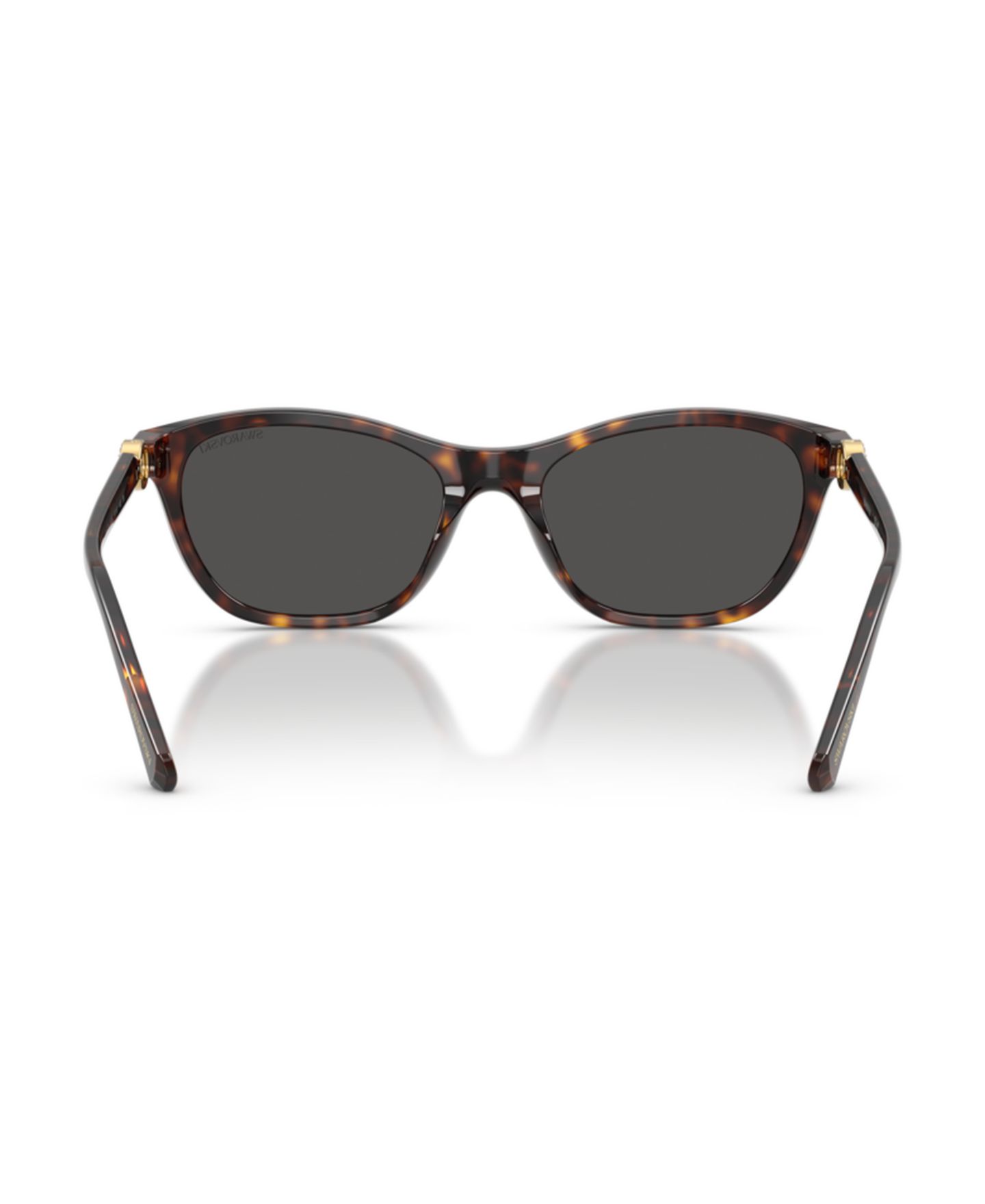 Женские солнцезащитные очки Swarovski Cat-Eye Strass Crystal SK6070, цвет: Гавана — фото 2