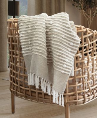 Sherrod Damara Cotton Blend Throw, 50" x 60"