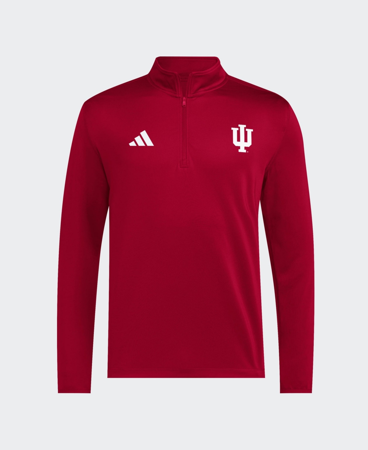 adidas Men's Sideline Ultimate 365 Indiana Hoosiers Long-Sleeve Quarter-Zip Pullover