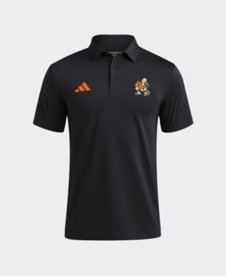 Men's Black Miami Hurricanes Ultimate 365 Solid Polo shirt