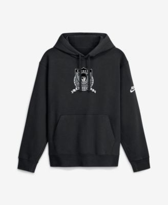 Nike - Men's Black Las Vegas Raiders Short Pass Rewind Club Fleece Hoodie Black