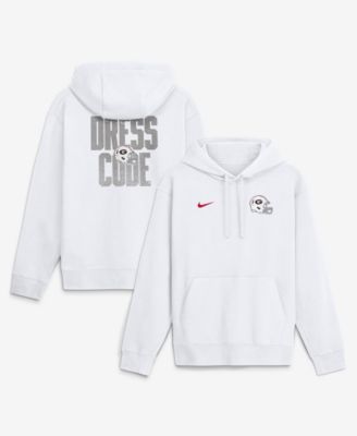 Nike - Men's White Georgia Bulldogs Whiteout Dress Code Hoodie White