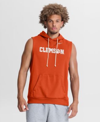 Men's  Orange Clemson Tigers 2026 Sideline Sleeveless Dri-FIT Hoodie
