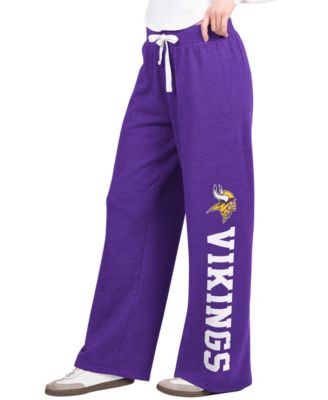 Women's   Purple Baltimore Ravens Field Wide Leg Sweatpants