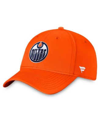 Men's Orange Edmonton Oilers Core Primary Logo Flex Hat
