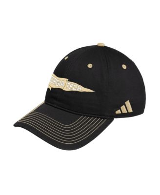 Men's Black Georgia Tech Yellow Jackets Slouch Adjustable Hat