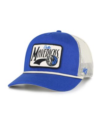 Men's '47 Blue Dallas Mavericks Emmett Heavy Twill Trucker Hitch Adjustable Hat