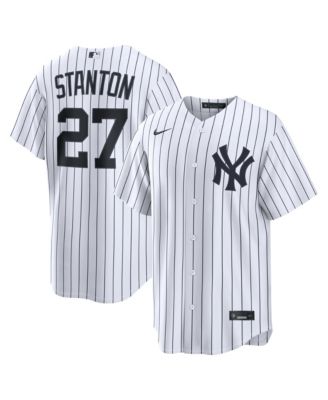 Men's Giancarlo Stanton White New York Yankees Home Replica Jersey