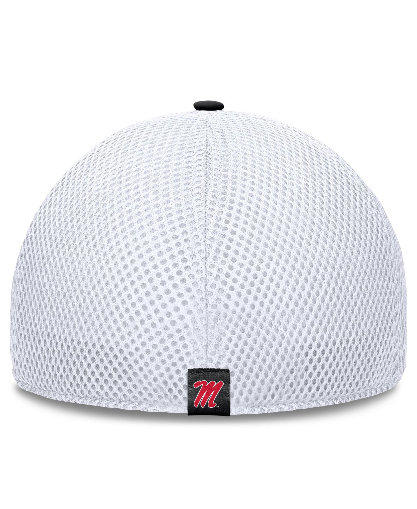 Мужская кепка Fanatics Black Ole Miss Rebels 5-Panel Matter Flex Hat — фото 4