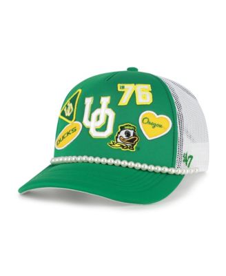 Men's '47  Green/White Oregon Ducks Rally On Hitch Adjustable Hat