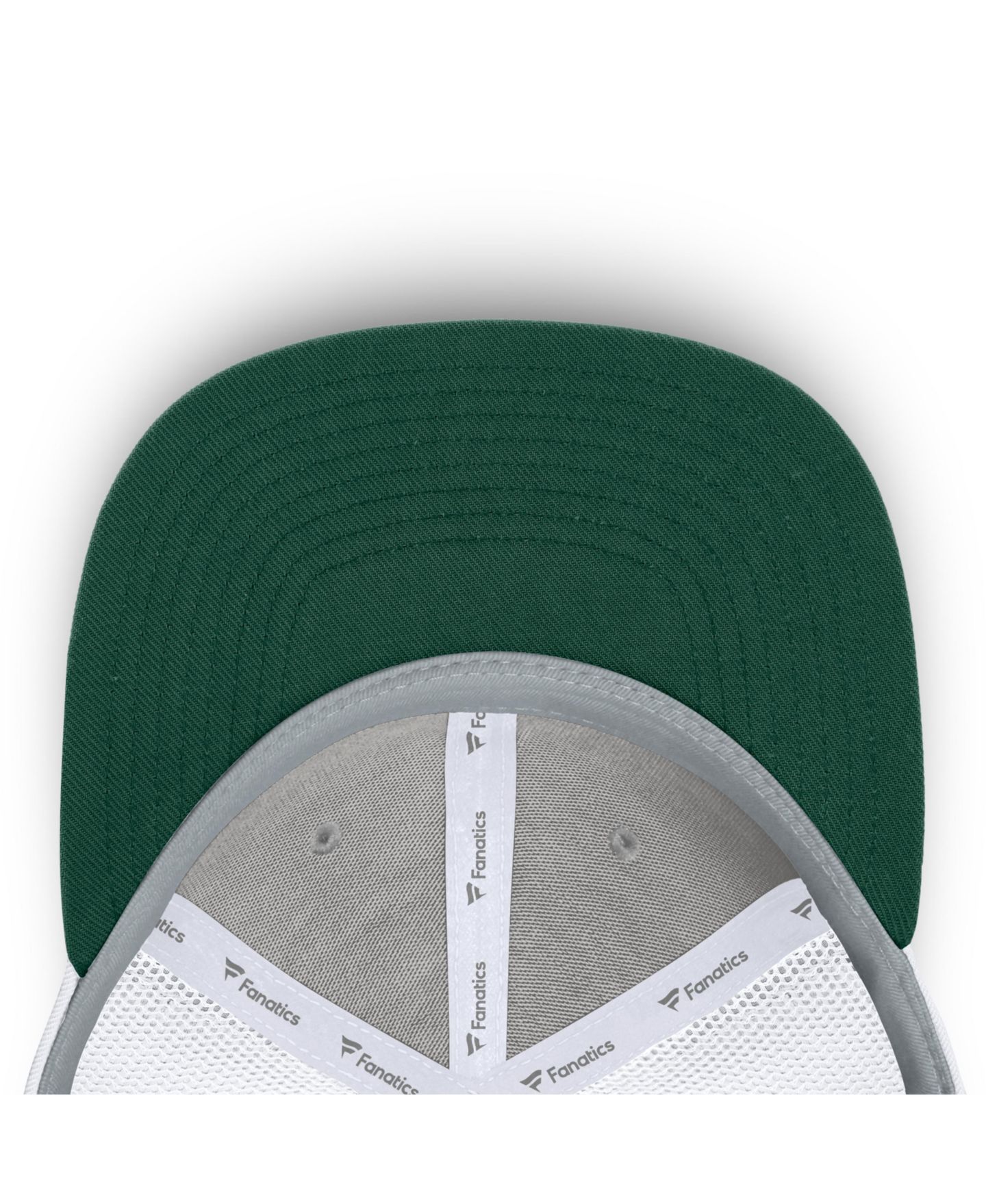 Мужская кепка Fanatics Heather Gray/White Minnesota Wild Structured Trucker Adjustable Hat — фото 5