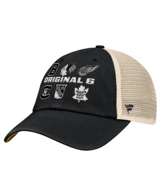 Men's Black Original Six Trucker Adjustable Hat