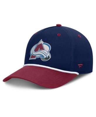 Men's Navy/Burgundy Colorado Avalanche Fundamental Power Play A-Frame Adjustable Hat