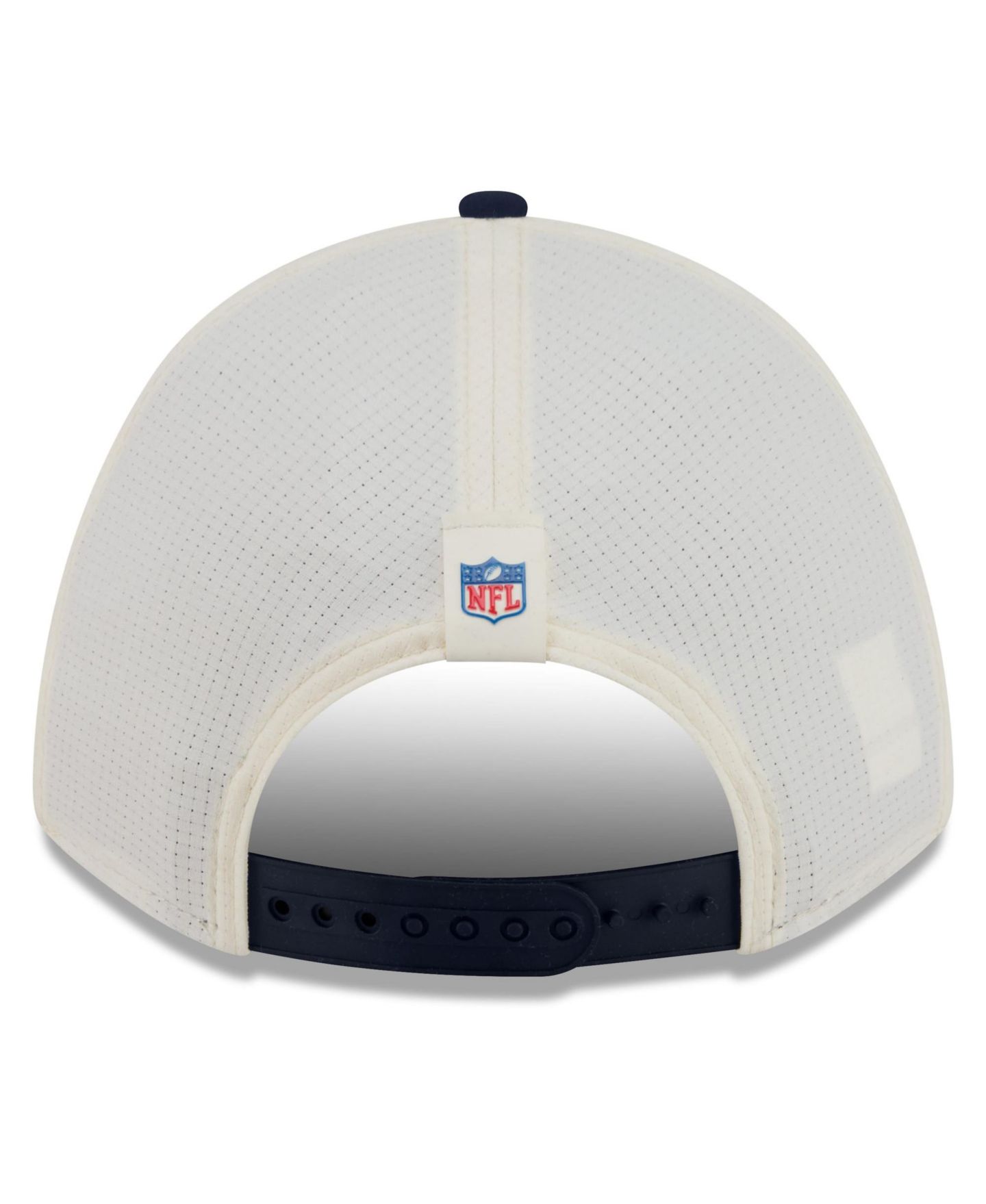 Детская кепка New Era Cream/Navy Denver Broncos 2026 Training Camp 9FORTY M-Crown Adjustable Hat — фото 4