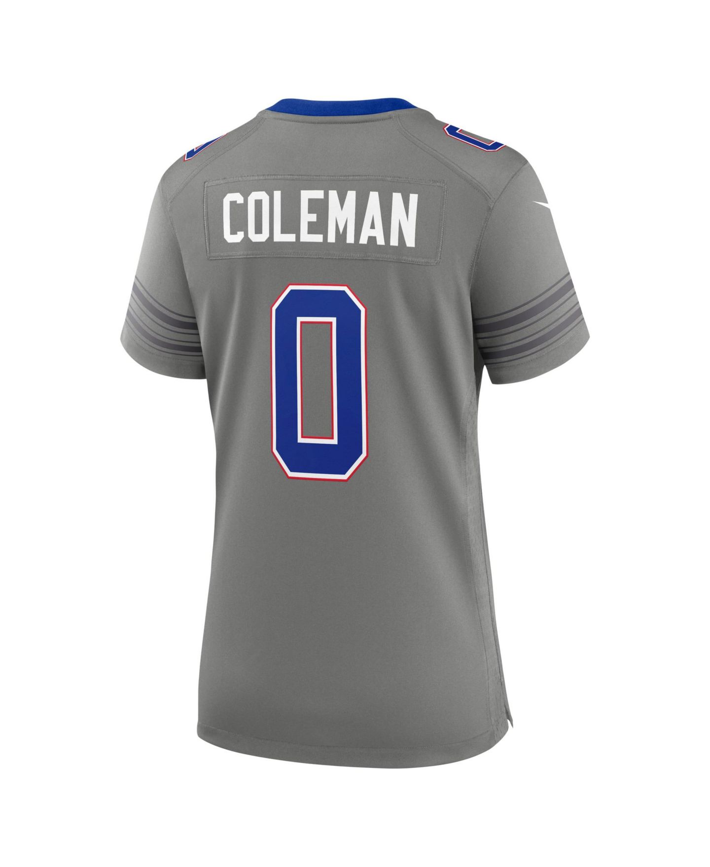 Женский топ Nike Keon Coleman Gray Buffalo Bills Nickel City Game Jersey — фото 3