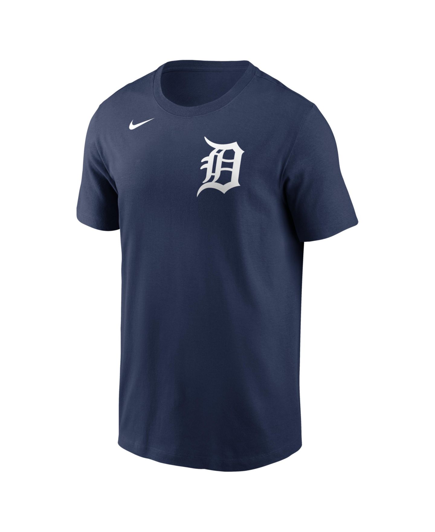 Мужская футболка Nike Max Clark Navy Detroit Tigers Name & Number — фото 6