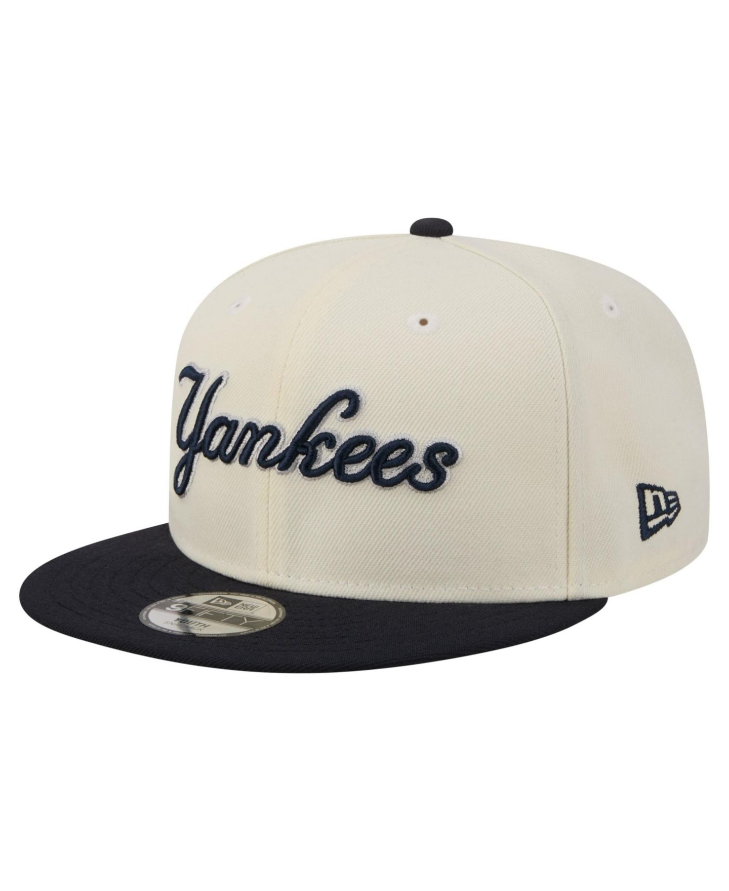 Детская кепка New Era White New York Yankees Two-Tone 9FIFTY Snapback Hat — фото 3