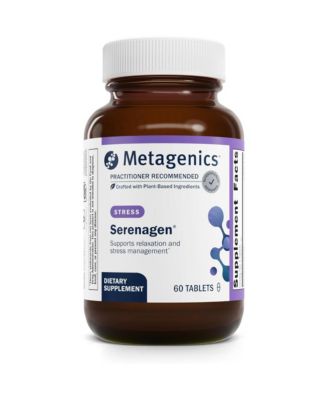 Serenagen Supplement Herbal Stress Management with Asian Ginseng and Chinese Herbs Supports Calm, Focus, Energy and Sleep 60 Tablets
