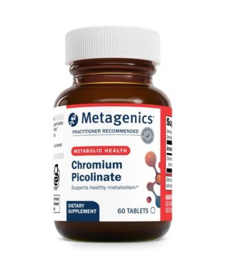 Chromium Picolinate - Bioavailable Chromium for Metabolism Support - Essential Trace Mineral - Non-GMO, Vegetarian - 60 Tablets