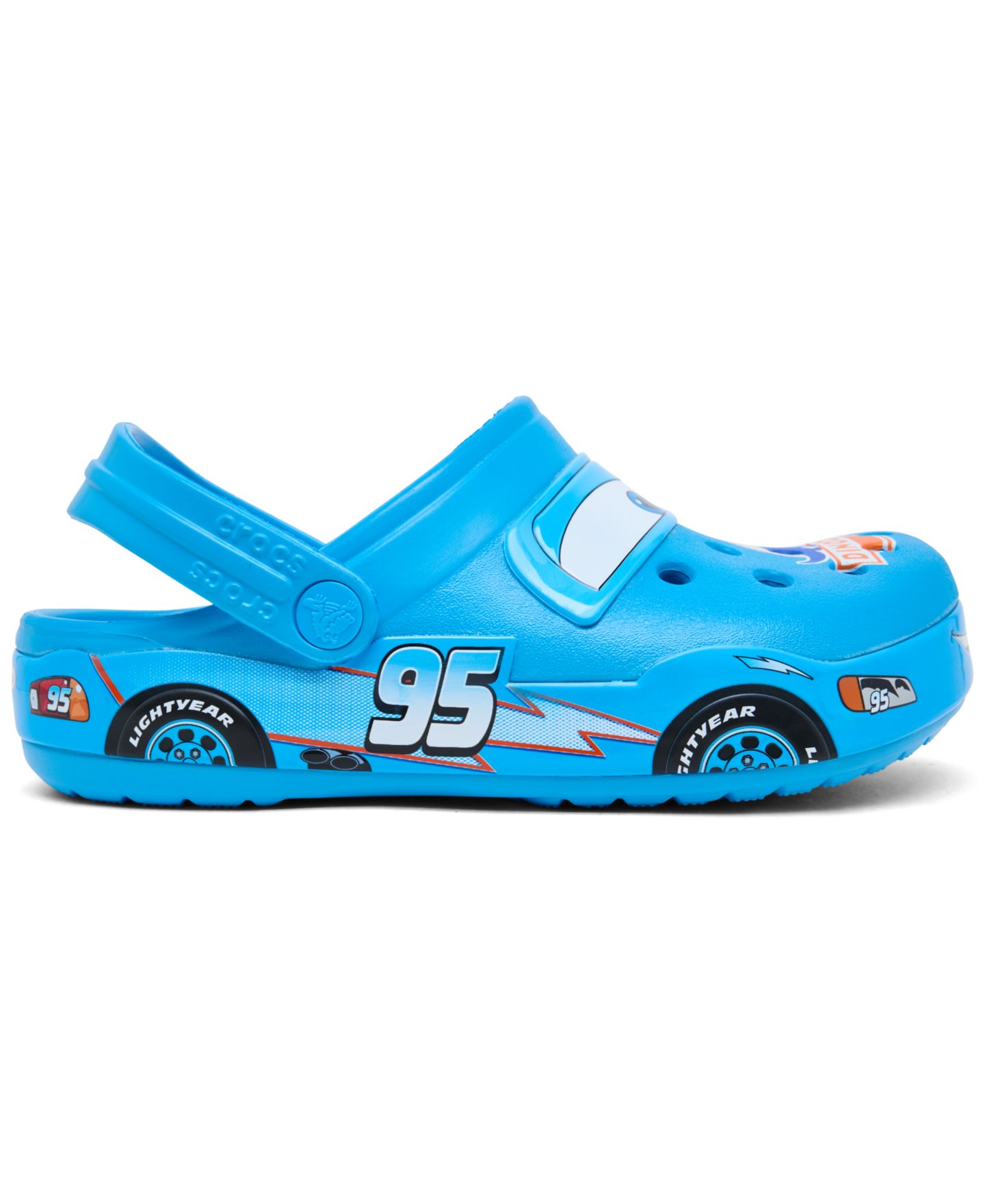 Сабо Crocs Dinoco Lightning McQueen Clogs from Finish Line для мальчиков, цвет: Синий — фото 2