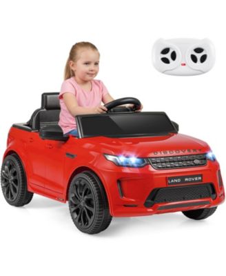12V Electric Off-Road SUV Ride-On Car with LED Lights and Remote Control, 66 lbs Capacity, Ages 3+