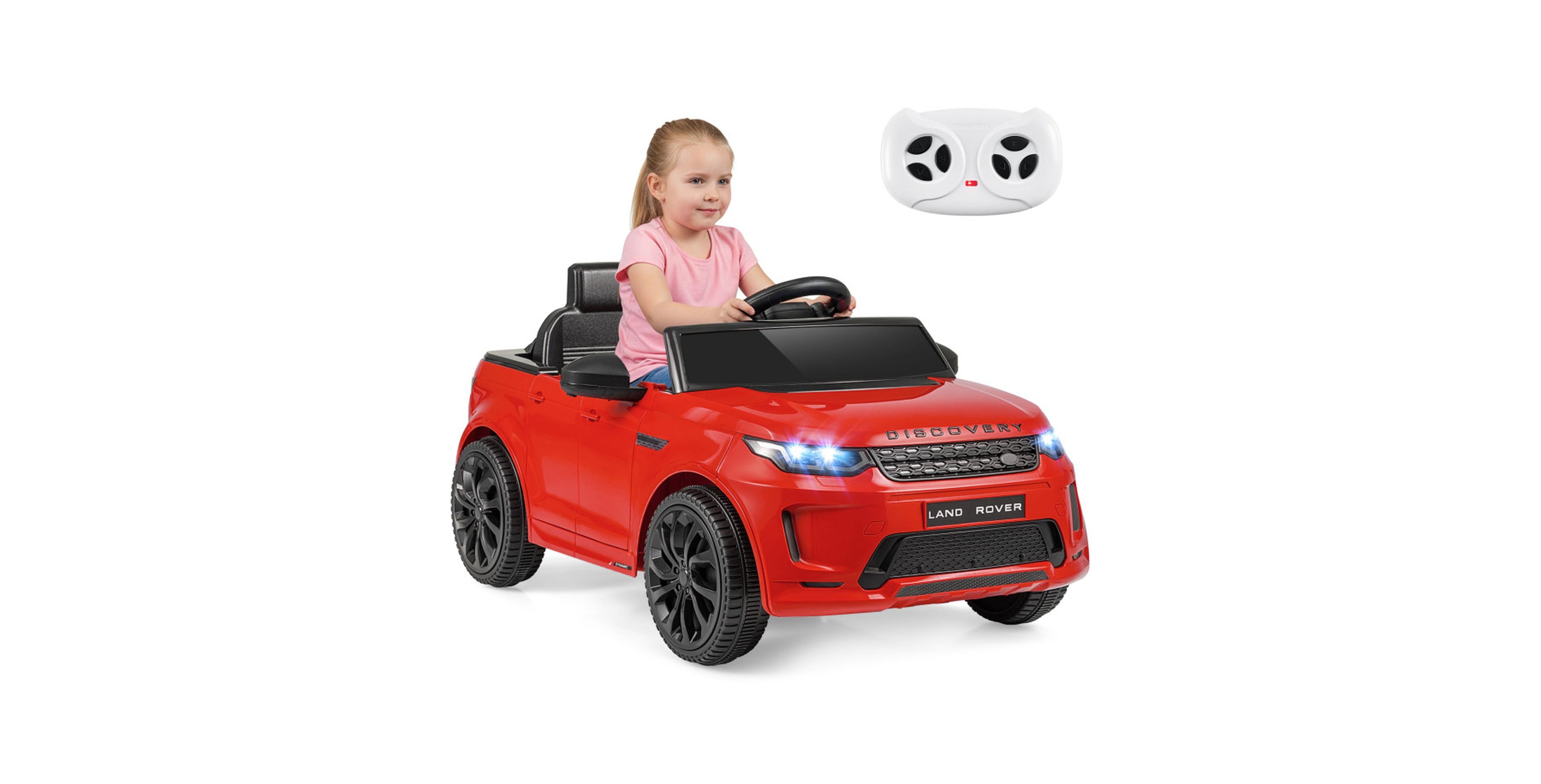 Sugift 12V Electric Off-Road Suv Ride-On Car with Led Lights and Remote Control, 66 lbs Capacity, Ages 3+