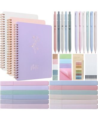 Spiral Notebook Stationery Set All In One Journal Supplies For Office School