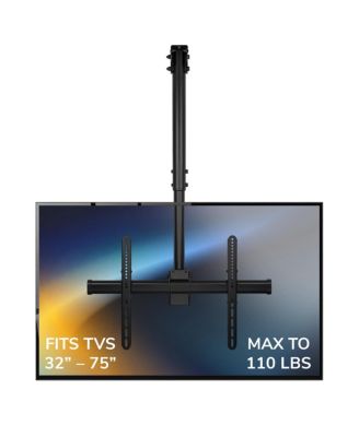 Full Motion 32-75 Inch 110 Lbs TV Ceiling Mount
