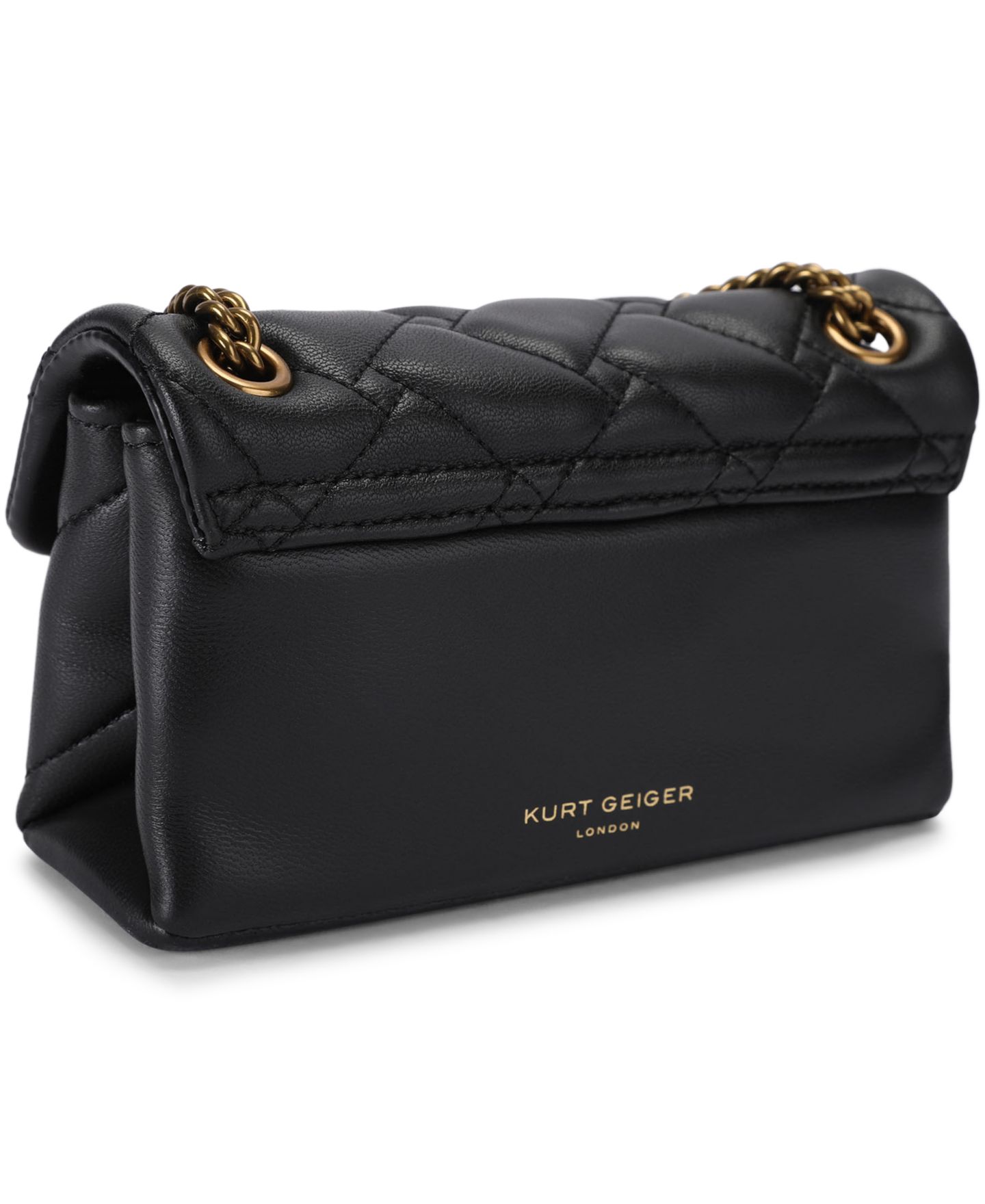 Женская сумка Kurt Geiger London Kensington 17 Quilted Small Crossbody, цвет: Чёрный — фото 2