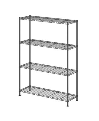 Storage Shelves, 4-Tier Adjustable Metal Shelving Unit for Kitchen Storage, 35.4 x 11.8 x 47.6 Inches