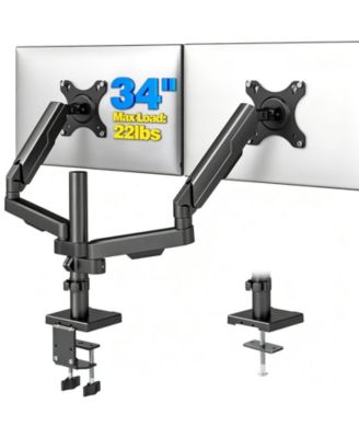 Full-Motion Adjustable Monitor Arm Desk Mount, Compatible with 17"-34" Screens (75x75/100x100mm VESA)