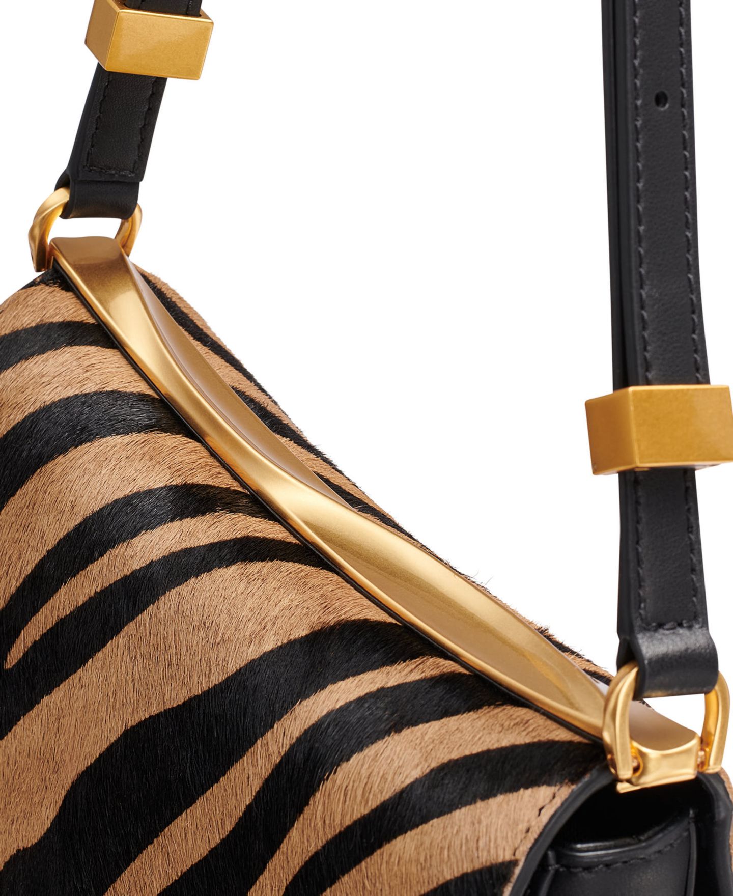 Женская сумка Donna Karan New York Jericho Shoulder, цвет: Чёрный / Рыжевато-коричневый — фото 11