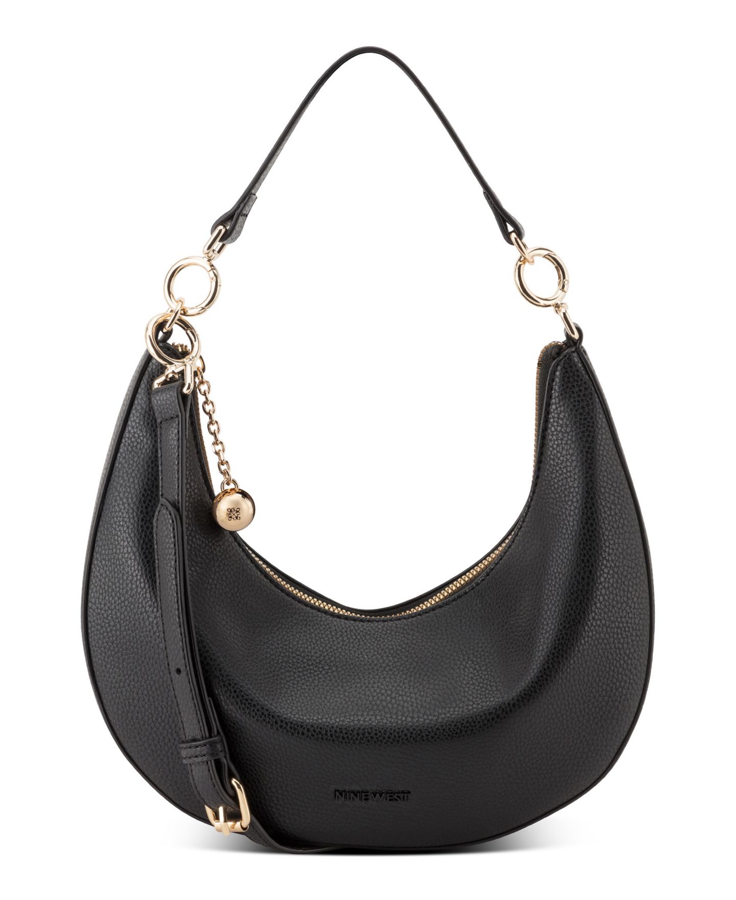 Женская сумка Nine West Brantlee Medium Convertible Crossbody Shoulder Handbag, цвет: Чёрный — фото 5