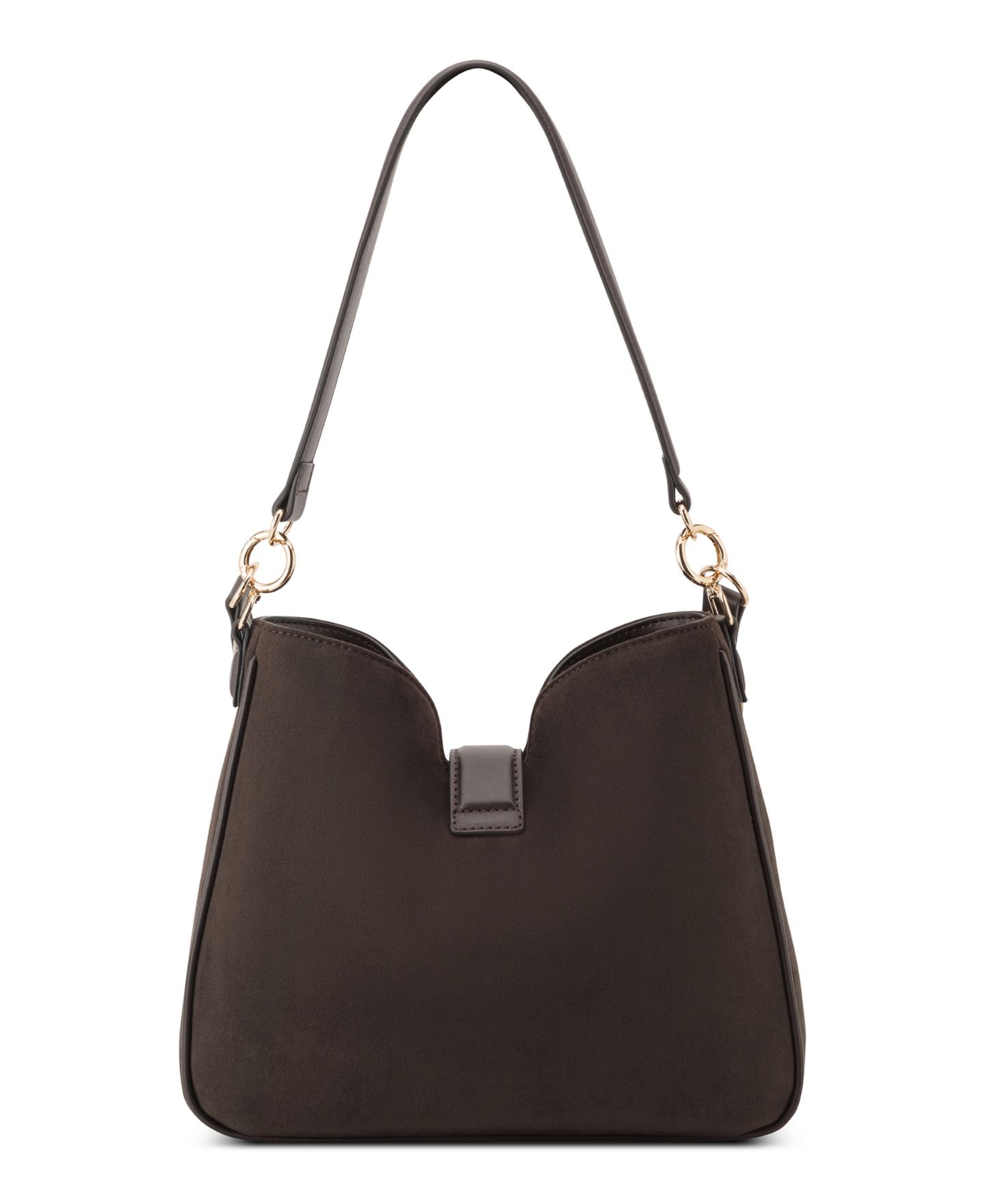 Женская средняя сумка-хобо Nine West Monette из полиуретана, трансформер, цвет: Тёмно-коричневый — фото 2
