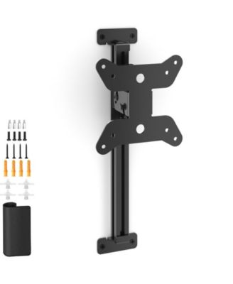 Height Adjustable Monitor Wall Mount Bracket, VESA Compatible for 17"-32" Monitors