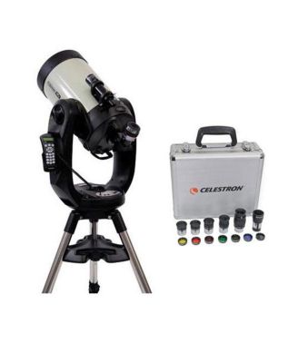 CPC Deluxe 1100 HD Computerized Telescope - with Deluxe Accessory Kit (5 Celestron Plossl Eyepieces, 1.25" Barlow Lens, 1.25" Filter Set)